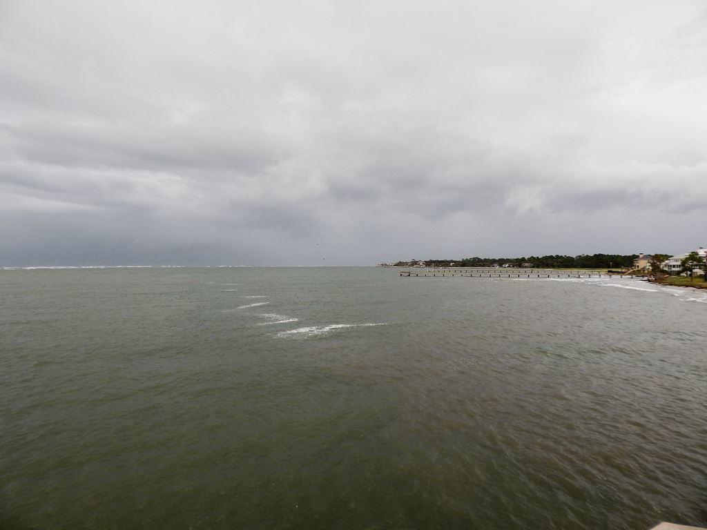 Storm Weather Approaching Shore